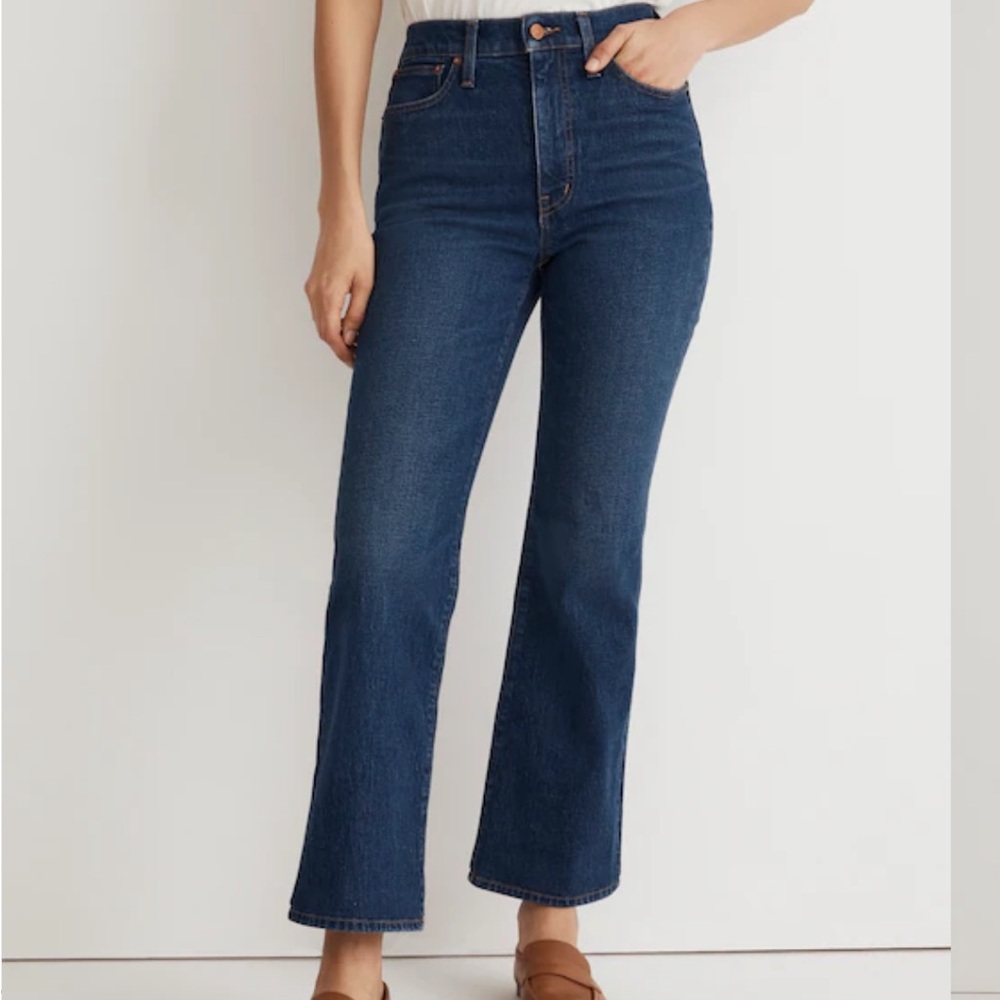 NWT madewell perfect vintage flare crop 30 tall